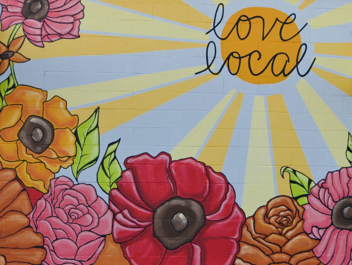 Bronzeville shop local mural